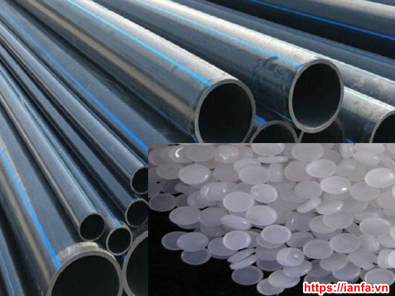 Hạt nhựa HDPE trogn sản xuất ống nước