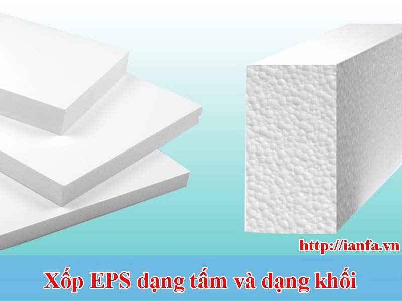 xốp EPS dạng tấm và dạng khối