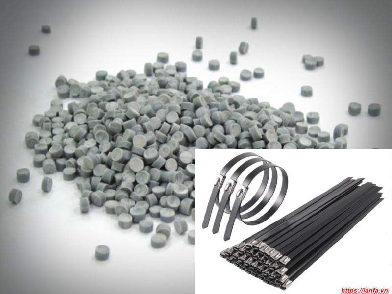 dây thít inox bọc nhựa là loại dây buộc được sản xuất từ vật liệu không gỉ inox. Bên ngoài được bao bọc một lớp nhựa PVC